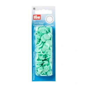 Plast Trykknapp 12,4mm, Mint