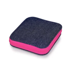Reisesyskrin denim/rosa
