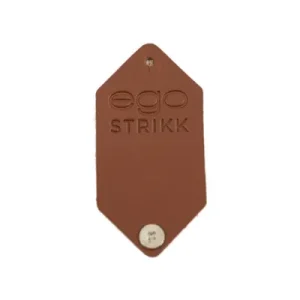 Skinnlapp spiss Ego strikk / Brun 6cm