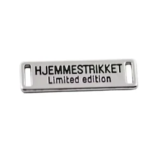 Symerke Metall Sølv Hjemmestrikket limited edition