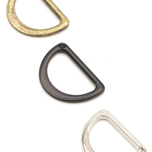 1" D-Ring, Flat, Set of Two, Blank