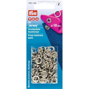 Trykknapper 10mm, Blank