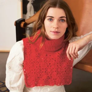 DIY Enkeltoppskrift 2403 nr.1, Fleur Neck (Papirutgave)