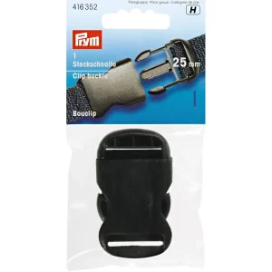 Sneppe spenner 25mm, Sort