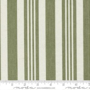 Vista Wovens Celadon, Grønn og cream striper