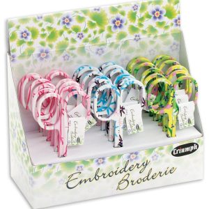 Saks, Broderi og sysaks blomster ass.