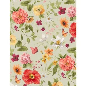 Blessed by Nature - Medium Florals Green