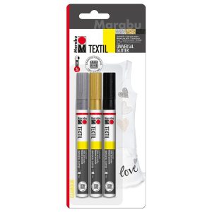 Textil Painter Glitter Sett 3 ass.
