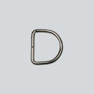 D-ring 20mm, Sølv