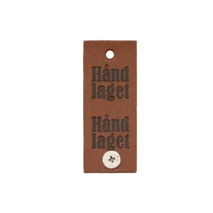 Naglemerke Håndlaget/Lyse Brun 5*2cm
