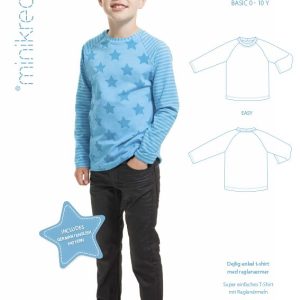 50222 Minikrea Raglan t-shirt 0-10 år