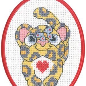 Barnebroderipakke Leopard