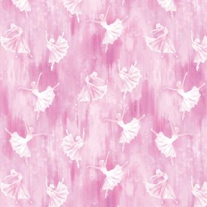 Pink Ballerina Silhouette ( Pearl Ballet)