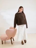 DIY Enkeltoppskrift 2602, nr.2, Mina Sweater - Bilde 2