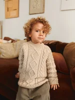 Mykt til Barn Enkeltoppskrift 2601, nr.1, Nilo Sweater Junior