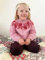 Le Knit, Rosie Yoke Sweater Junior (Papirutgave)
