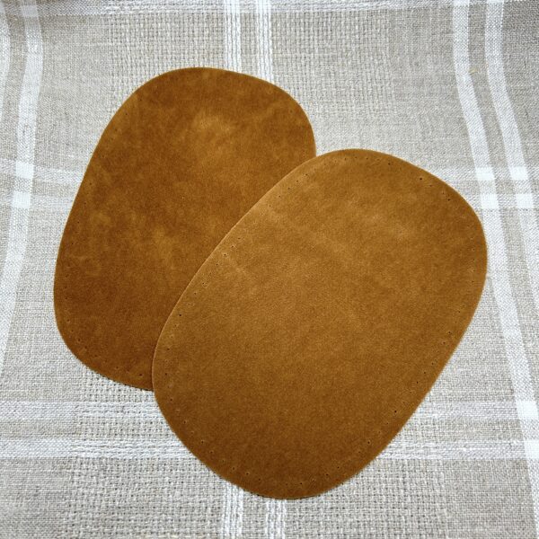 4b288eee68405e1e56fada427f1a07a5.jpg Albuelapper i imitert suede – Lys brun - Bilde 1