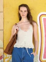 Sommerstrikk Enkeltoppskrift 2604, nr.1, Adeline Singlet - Bilde 2