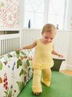 Sommerbarn og baby Enkeltoppskrift 2603, nr.7, Rosette Top, Pants & Bloomer Baby