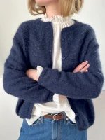 Le Knit, Peacock Cardigan Fine ( Papirutgave)