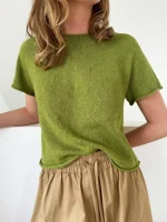 Le Knit, Plain Yoke Tee 28 ( Papirutgave)