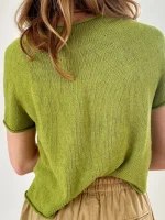 Le Knit, Plain Yoke Tee 28 ( Papirutgave) - Bilde 2