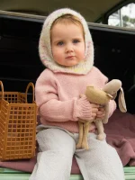 Mykt til barn Enkeltoppskrift 2506, nr.3, Hugsy Hood Junior - Bilde 4