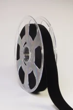 Fløyelsbånd 16mm, Sort