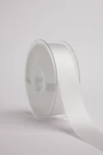 Satengbånd 6mm, Bridal White