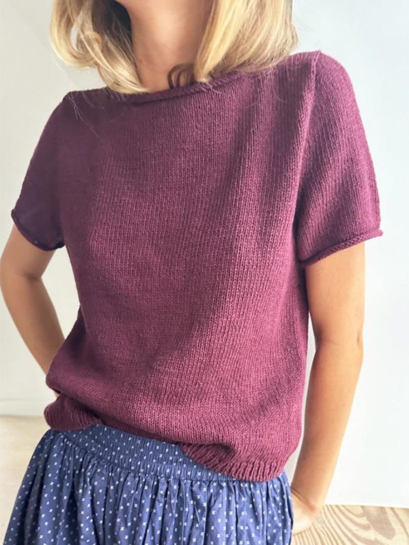 e2999699417a56f263c34822d2ee40ff.jpg Le Knit, Vega Tee ovenfra(Pairutgave) - Bilde 1