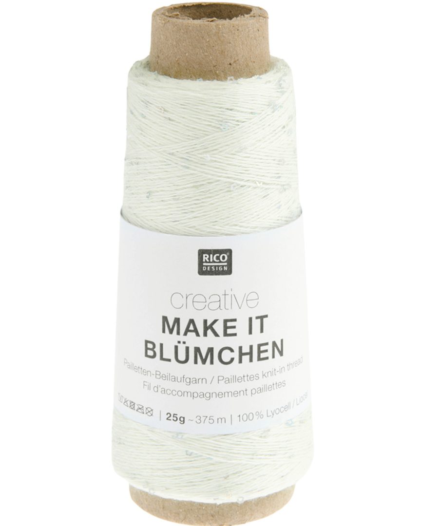 f70b7cbc61ff58fd1814c309abee037f.jpg Creative Make It Blümchen, Krem hvit 004 - Bilde 1