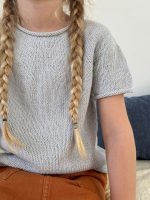 Le Knit, Plain Yoke Tee 20 Junior (Papirutgave) - Bilde 3