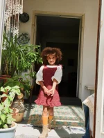 Mykt til barn Enkeltoppskrift 2605, nr.2, Polly Dress Junior - Bilde 2