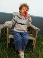 Mykt til barn Enkeltoppskrift 2605, nr.4, Cole Sweater Junior