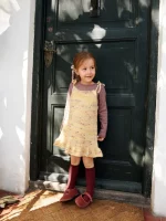 Mykt til barn Enkeltoppskrift 2605, nr.2, Polly Dress Junior