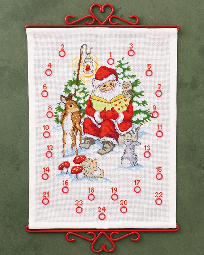 35356a13ea3c4596dd1bb1913bbb53a7.jpg Julekalender med julenissekos med dyr og lesing - Bilde 1