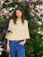 DIY Enkeltoppskrift 2606, nr.2, Elodie Poncho