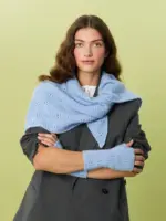 Cashmere Enkeltoppskrift 2607, nr.4, Miu Pointelle Mittens - Bilde 5