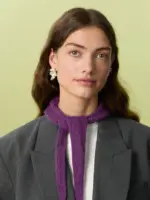 Cashmere Enkeltoppskrift 2607, nr.1, Miu Pointelle Scarf