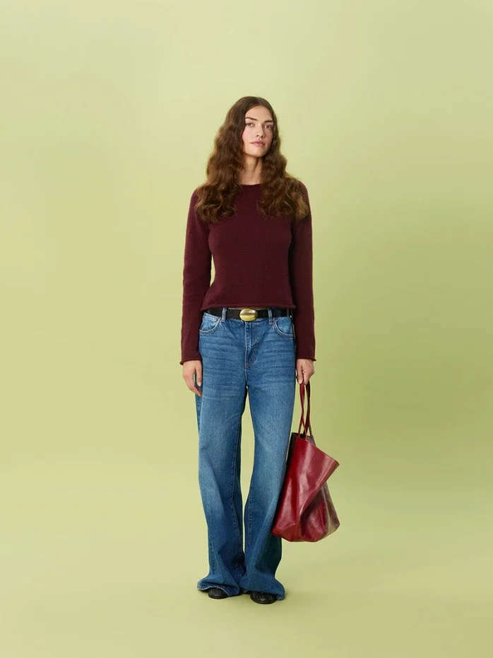 5c890fa48770f958f5cd5cceb6d3bbac.webp Cashmere Enkeltoppskrift 2607, nr.2, Nola Sweater - Bilde 1