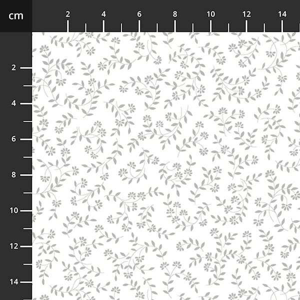 ebfca5a90c2f5107b48cee2f2a5c59e2.jpg Quilters Flour Reprints, Hvit på hvit - Bilde 1